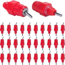30 Pack Automatic Chicken Waterer Nipple Drinkers Poultry Feeders Screw Type New