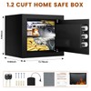 1.2 Cu Ft Home Safe Fireproof Waterproof, Small Fireproof Safe