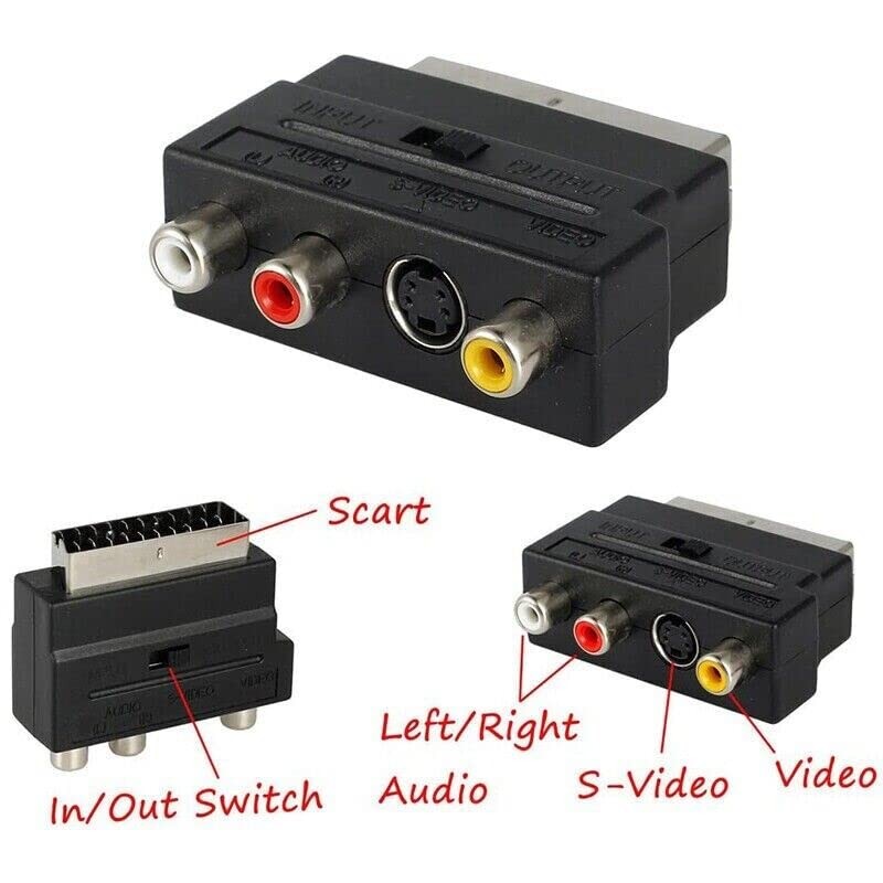 Mr. Gadget's Solutions SCART to 3 x RCA (Phono) &