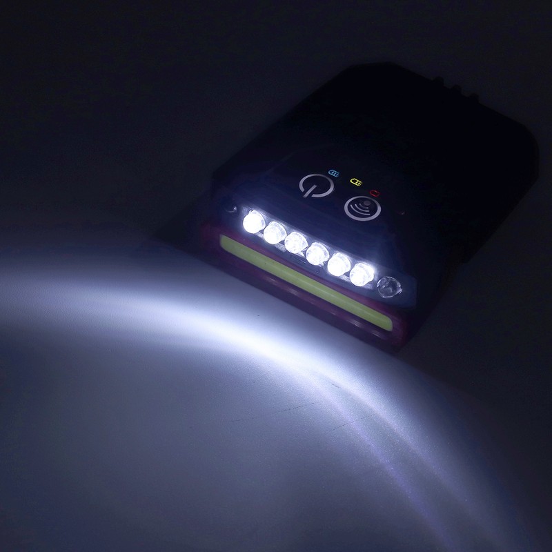 LED Head Light Rechargeable Waterproof Bright Motion Sensor Head Lamp