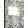Olive Theme Notebook: Coloring Botanical Cover Journal with 100 Lined