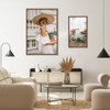Light Walnut 18x24 - Single Frame - Rustic Woodgrain 18