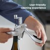 Rabbit Wine Tool Kit (Silver), 6 Piece Set