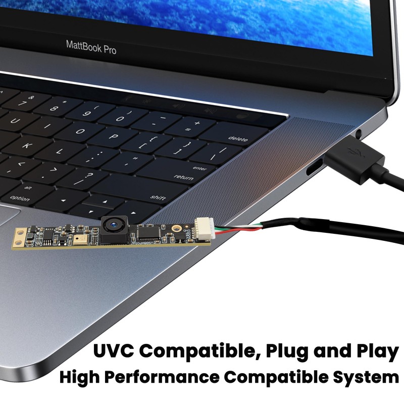 IFWATER 30fps USB Camera 8MP 3D Printer Camera 64 Degree