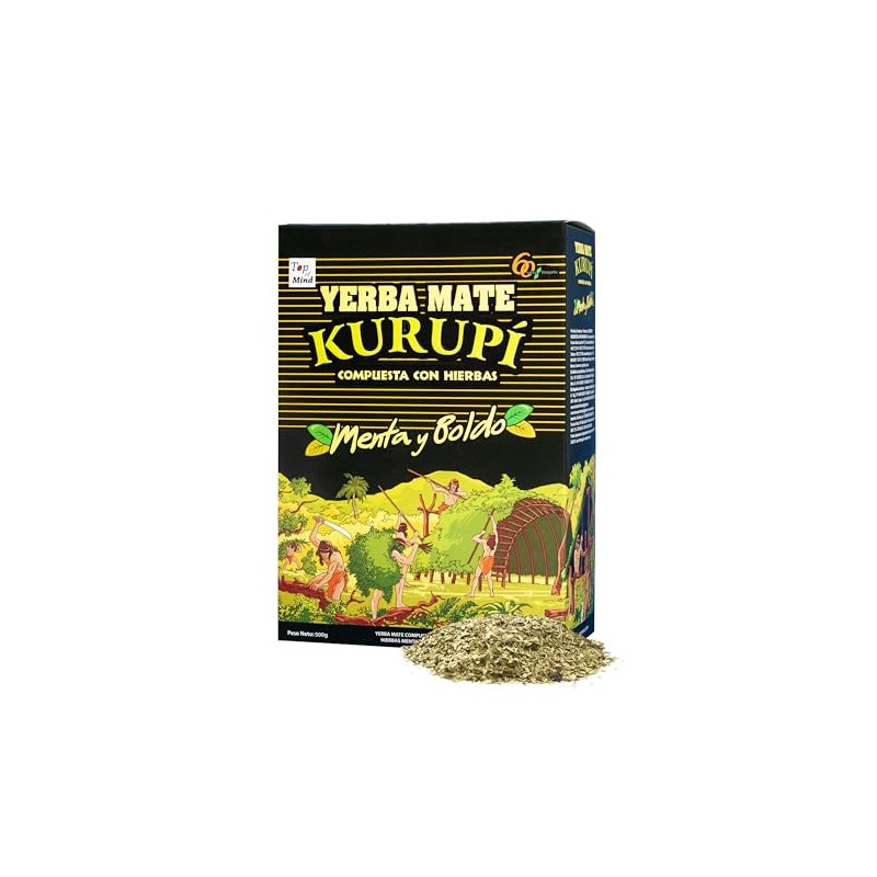 Kurupi Menta Boldo Yerba Mate 500 g (1.1 lbs)