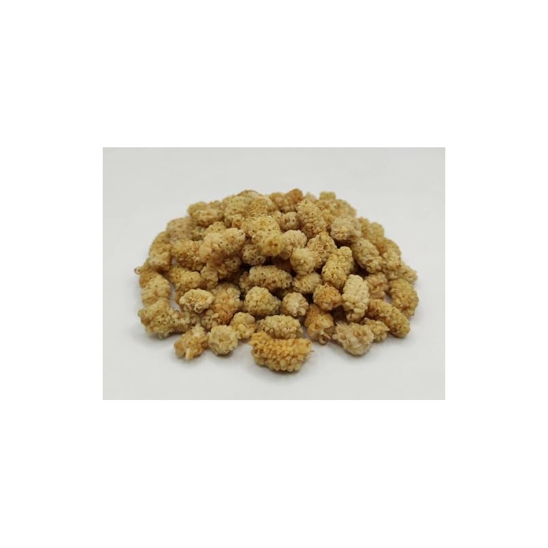 Dried Mulberry ,Sun Dried Whole Mulberry, Vegan, White Mulberry (500)