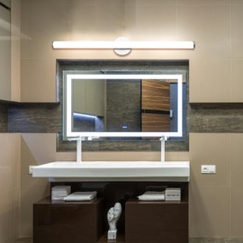 GREENLUX 36 INCH LED Vanity Light for Bathroom Home Indoor Bathroom Light Fixtures Over Mirror 5CCT(Brushed Nickel)