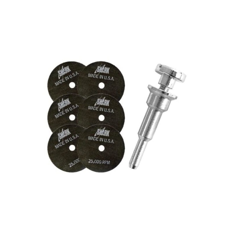 Shark Industries USA PN-12730 Die Grinder Cut-Off Wheel and Mandrel