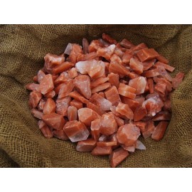 2000 Carat Lots of Unsearched Natural Red Calcite Rough + FREE faceted gemstone
