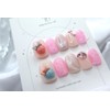 Handmade nail tips - Lovely - Basic - Round /