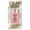 Olay Fresh Reset Pink Mineral Complex Clay Face Mask Stick,