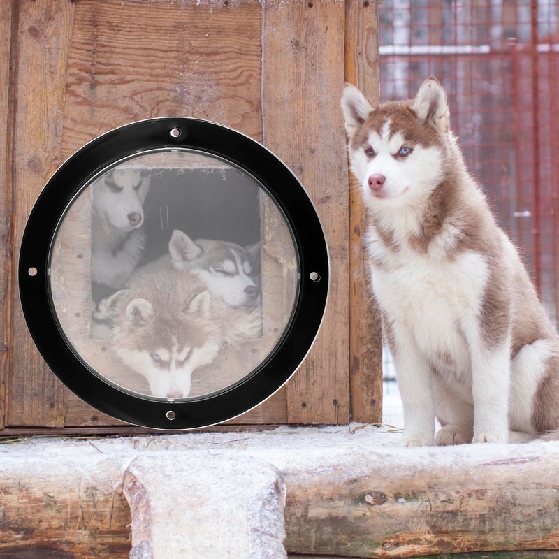 QWORK 2 Packs Dog Fence Window - 12.2 inch Acrylic