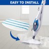 10 Pack Replacement Steam Mop Pads Compatible with PurSteam ThermaPro