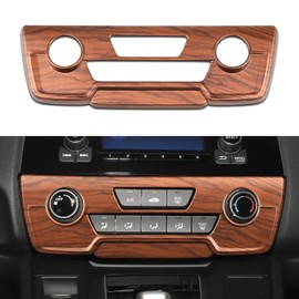 BRMYL Air Conditioning Knob Decals for Honda CRV LX 2017 2018 2019 2020 2021 2022 Accessories Peach Wood Grain Interior Stickers (Only for LX)