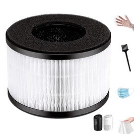 BS-03 Replacement Filter for PARTU BS-03 & Slevoo BS-03 Air Purifiers - 3-in-1 Filtration System (Fits Part U/Part X) - 1-Pack with brush