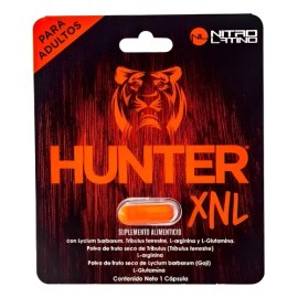 Hunter Xnl Suplemento Alimenticio 500mg 1 Cápsula                                                                                                     