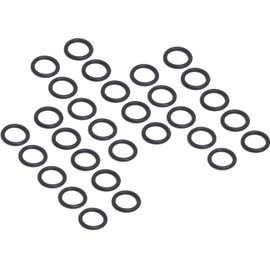 Audiofan O-Ring Fluorine Rubber Sealing Gasket Outer Diameter 0.3 x 0.2 inch (7 mm) x Inner Diameter 0.2 inch (5 mm) x Width 0.04 inch (1