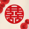 LRGKMCWTOB 2PCS Chinese Wedding Decoration Double Happiness Decorations Chinese Wedding