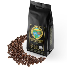 8oz 100% Kona Coffee Whole Beans by Kona Gold Rum Co. - Extra Fancy Freshly Roasted Medium/Dark Roast, Peach Notes with Cream Tones - Kona Coffee Whole Bean