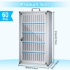 Amylove 60 Slots Cell Phone Locker Cabinet Aluminum Alloy Pocket