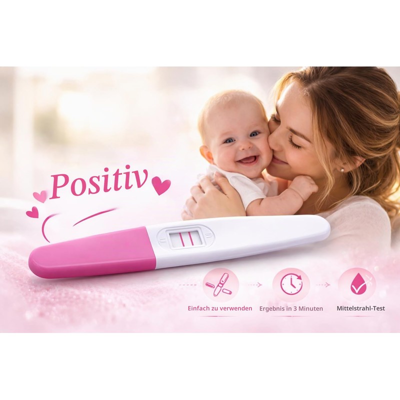 Golden Time HCG Pregnancy Test Midstream Early Test Pack of