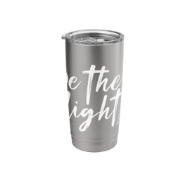 Be The Light Christian - Faith-Based Bible Verse Matthew Stainless Steel Insulated Tumbler