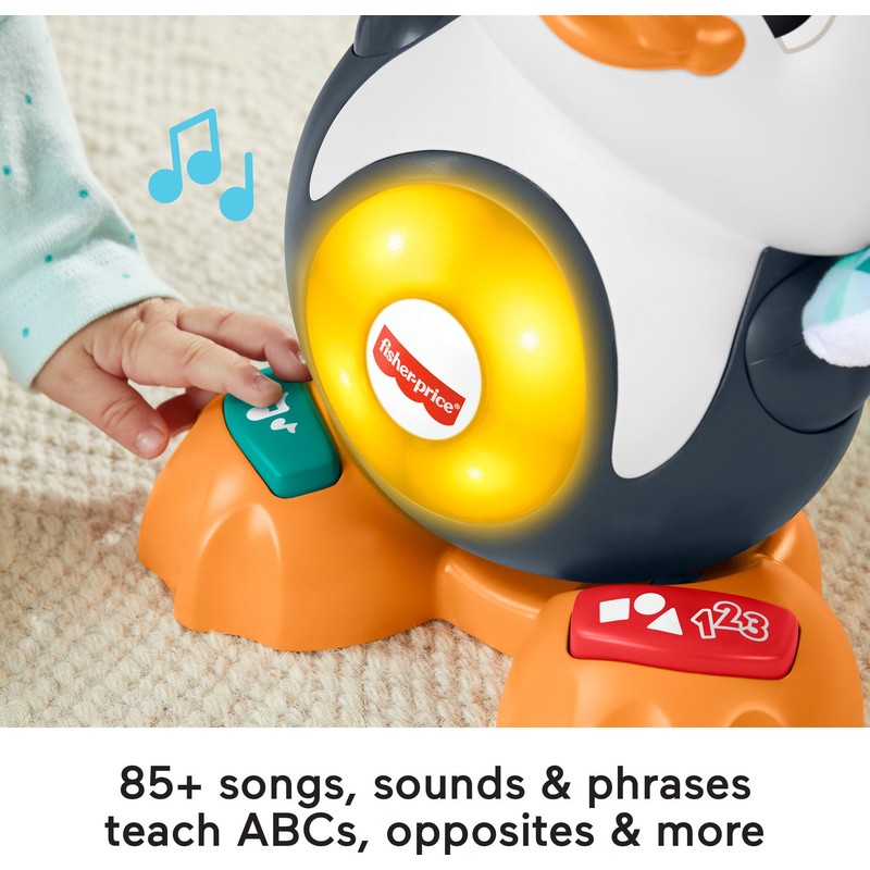 Fisher-Price Baby Learning Toy Linkimals Cool Beats Penguin for Ages