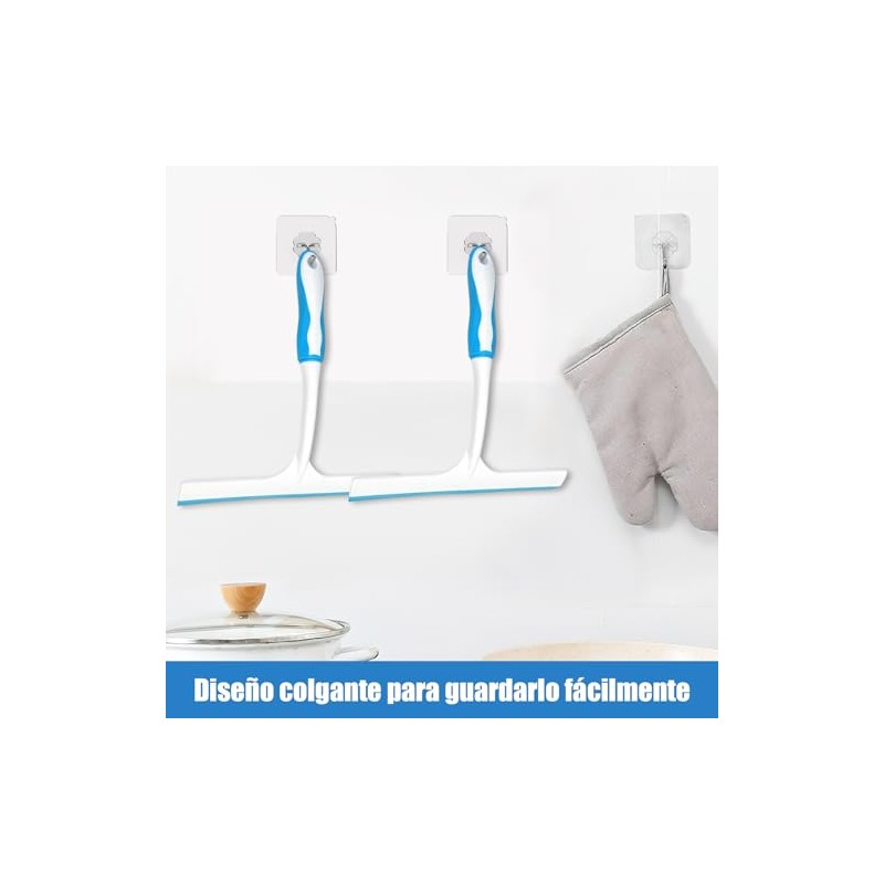 Jalador para Vidrios, Raspador de Microfibra y Limpiador de Ventanas