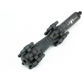 FUNTRESS Archery Bow Stabilizer Balance Bar Damping Aluminum Alloy Bow Stabilzier Detachable Shock Absorber for Compound Bow Accessories (Black)