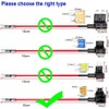 10 Pack Low Profile Mini Add-a-Circuit 16AWG Fuse Tap Kit