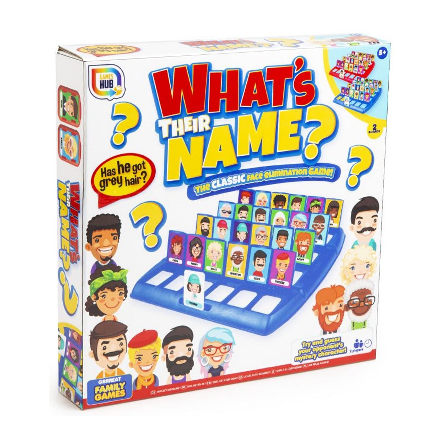 What's Their Name? Classic Face Elimination Guessing Game for Kids ...