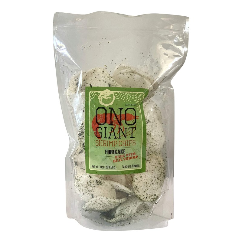 Gourmet Ono Giant Shrimp Chips with Furikake XL