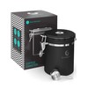Coffee Gator Stainless Steel Coffee Grounds and Beans Container Canister