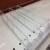 1" H Snap on Adjustable Depth Shelf Dividers for 10"