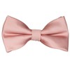 ZENXUS Pre-Tied Bow Ties, Formal Solid Tuxedo Bowties, 3 Sizes