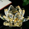 Crystal Crown® Crystal Lotus Flower Solar Spin System Ornament Craft