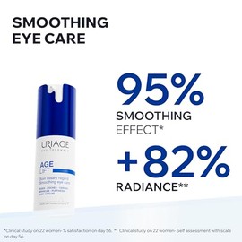 Uriage Age Lift Contorno de ojos para arrugas, bolsas y ojeras 15ml -Fórmula con Retinol y Ácido Hialurónico - 3 veces menos arrugas, 3 veces más firm
