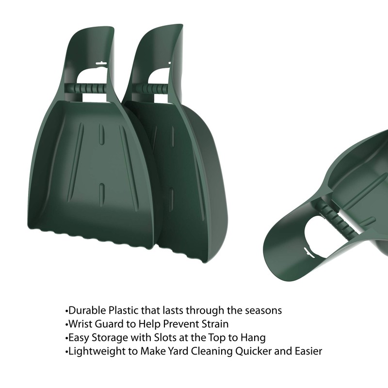 Leaf Scoops Hand Rakes - Lightweight, Durable Grabber Tool for