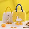 Bolsa De Almuerzo Grande Con Lindo Pato Y Pies –