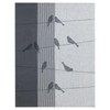 Kracht Pack of 3 half-linen tea towels migratory birds 50