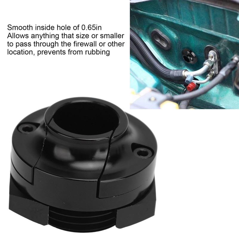 Engine Harness Firewall Grommet Hole Plug Aluminum Alloy CNC Machined