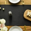 Artoid Mode Black Boho Rural Rustic Farmhouse Tassel Table Runner,