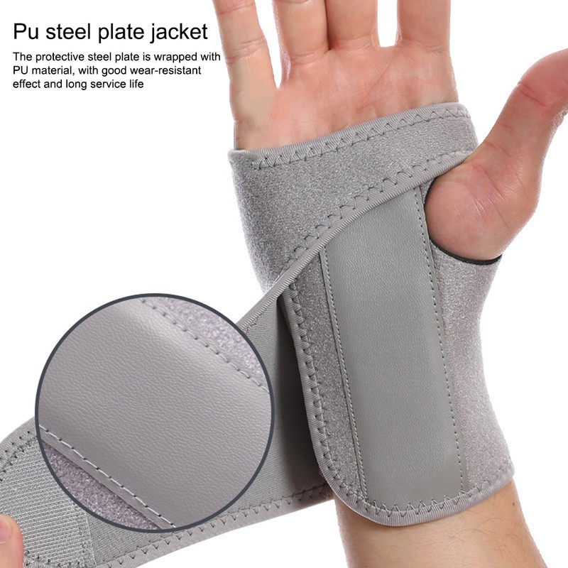 2 Pcs Wrist Brace with Steel Plate for Carpal Tunnel