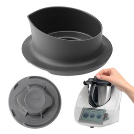 Food Grade Measuring Cup for Thermomix, Dishwasher Safe Blender Cup Cover for TM5, Replacement Measuring Cup for Vorwerk, Food Processor Cup for TM6 with 50ml+100ml Scale for Home Kitchen