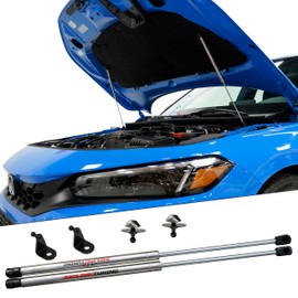 Redline Tuning 21-18020-03 Hood QuickLIFT Elite System Compatible with Honda Civic 2022+ (Stainless Steel Struts)