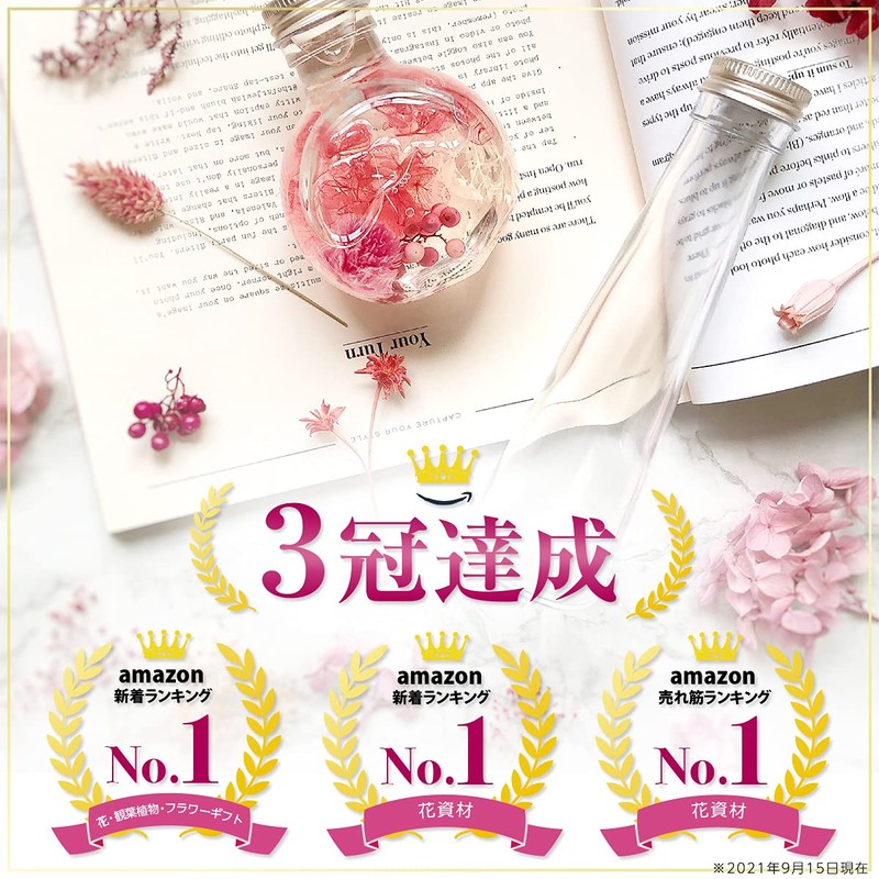 MULCOL Herbarium Handmade Kit, Flower Material, Set, Free Research, Free