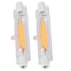2Pcs R7S COB Bulb 5W 78mm Highlight Double Ended Flood