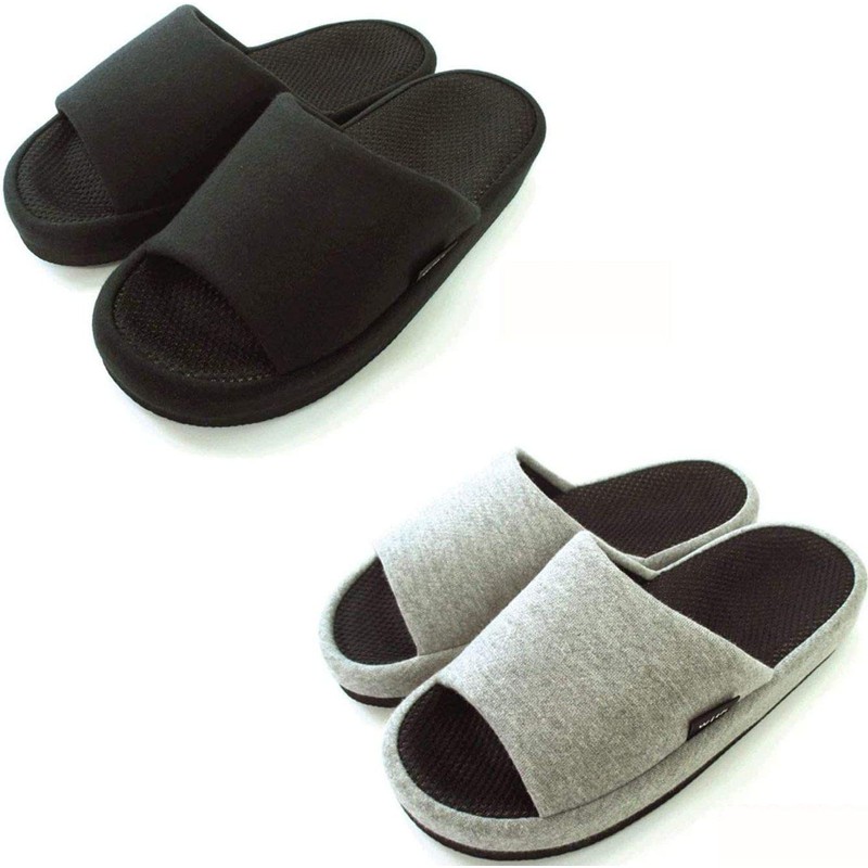 Aspersio Slippers Toe Grip, Perfect Fit, Black