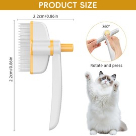 ASTHIP® Pet Hair Removal Comb Flea Comb Cat Dog Brush