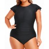 Holipick Plus Size One Piece Swimsuit for Women Tummy Control